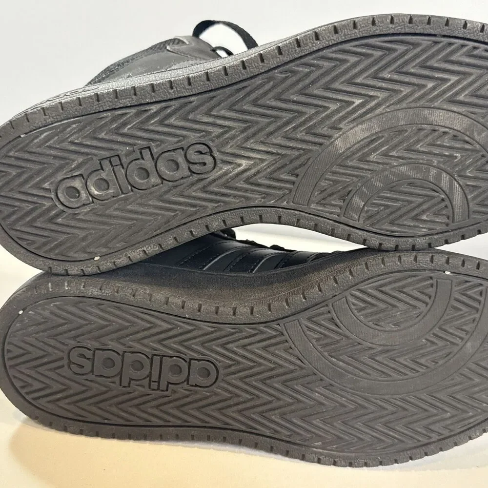 Adidas Hoops 2.0 Men’s/Youth FW7602 Black Casual Shoes Sneakers Size 6